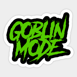 Goblin Mode funny ironic Sticker